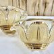 Wall lamp double fires copper metal art deco glassware ezan opalescent gilded