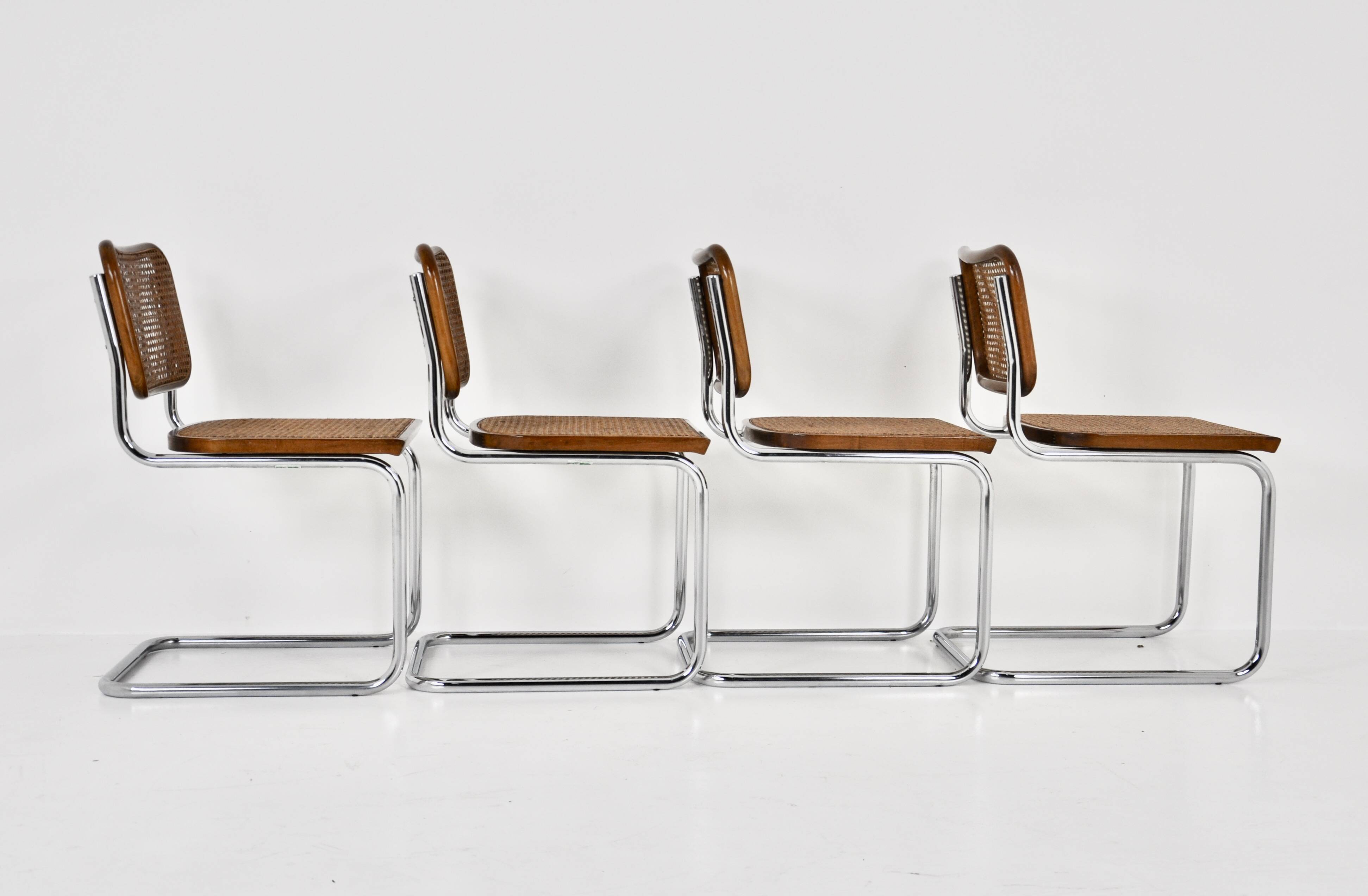 Style B32 Dining Chairs by Marcel Breuer, Set of 4