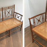 Wooden bench