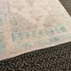 Handmade Pastel Beige Turquoise Area Rug