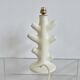 Matte white ceramic lamp 1960