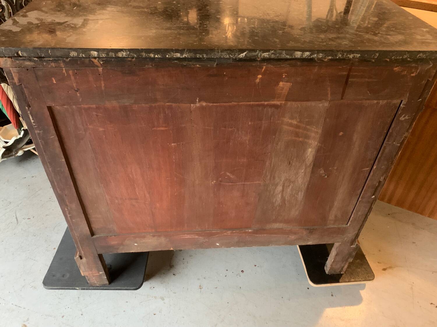 Old empire style chest of drawers