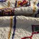 Tapis berbère marocain Azilal en laine naturelle