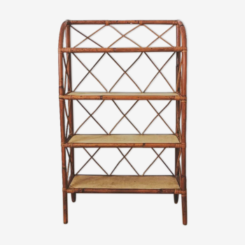 Rattan shelf