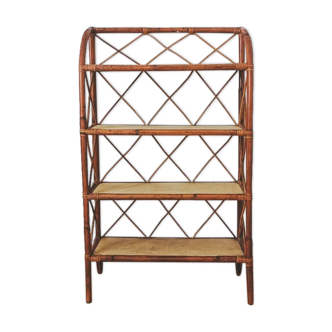 Rattan shelf