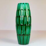 Large Green Midcentury Ceramic Vases and Upsala Ekeby "Capri" Bowl/Tray from the 1950s
