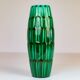 Grands Vases en Céramique Verts Midcentury et Plateau/ Bol Upsala Ekeby "Capri" 1950s