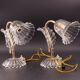Set of 2 Art Decò Murano Glass Barovier e Toso style Table Lamp, 1940