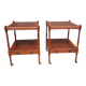Pair of side tables
