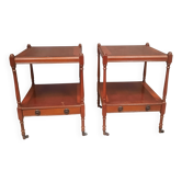 Pair of side tables