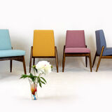 Chaises en hêtre de Zamojskie Fabryki Mebli, années 1960
