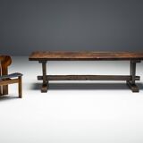 Robust Travail Populaire Farm Table, France, 19th Century