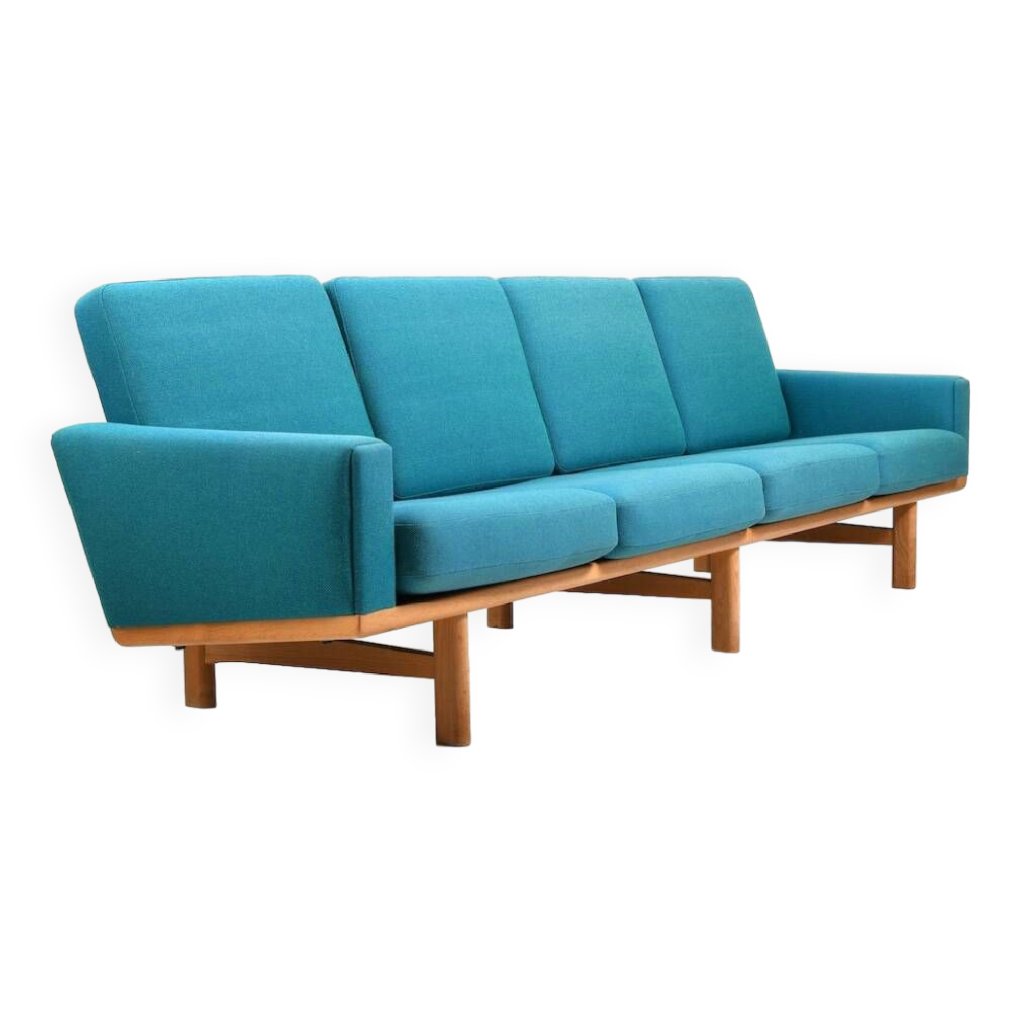 Hans J. wegner GE-236/4 Sofa Getama Denmark 1960s