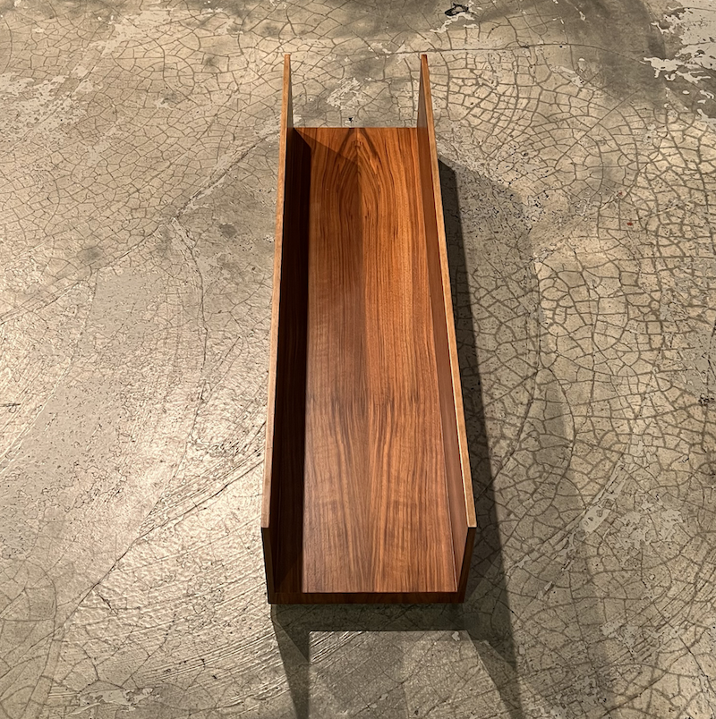 Rosewood wall shelf by Walter Wirz for Wilhelm Renz, 60s.