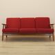 Red sofa CIGAR, Danish design, 1960s, Hans J. Wegner for Getama