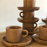 Ensemble tasses et sous tasses