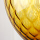 Vintage amber murano glass lamp from empoli