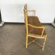 Painted wooden Provençal bench, three-seater