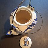 Antique stoneware teapot