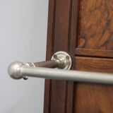 Portemanteau Art déco tchécoslovaque en noyer avec miroir, années 1930