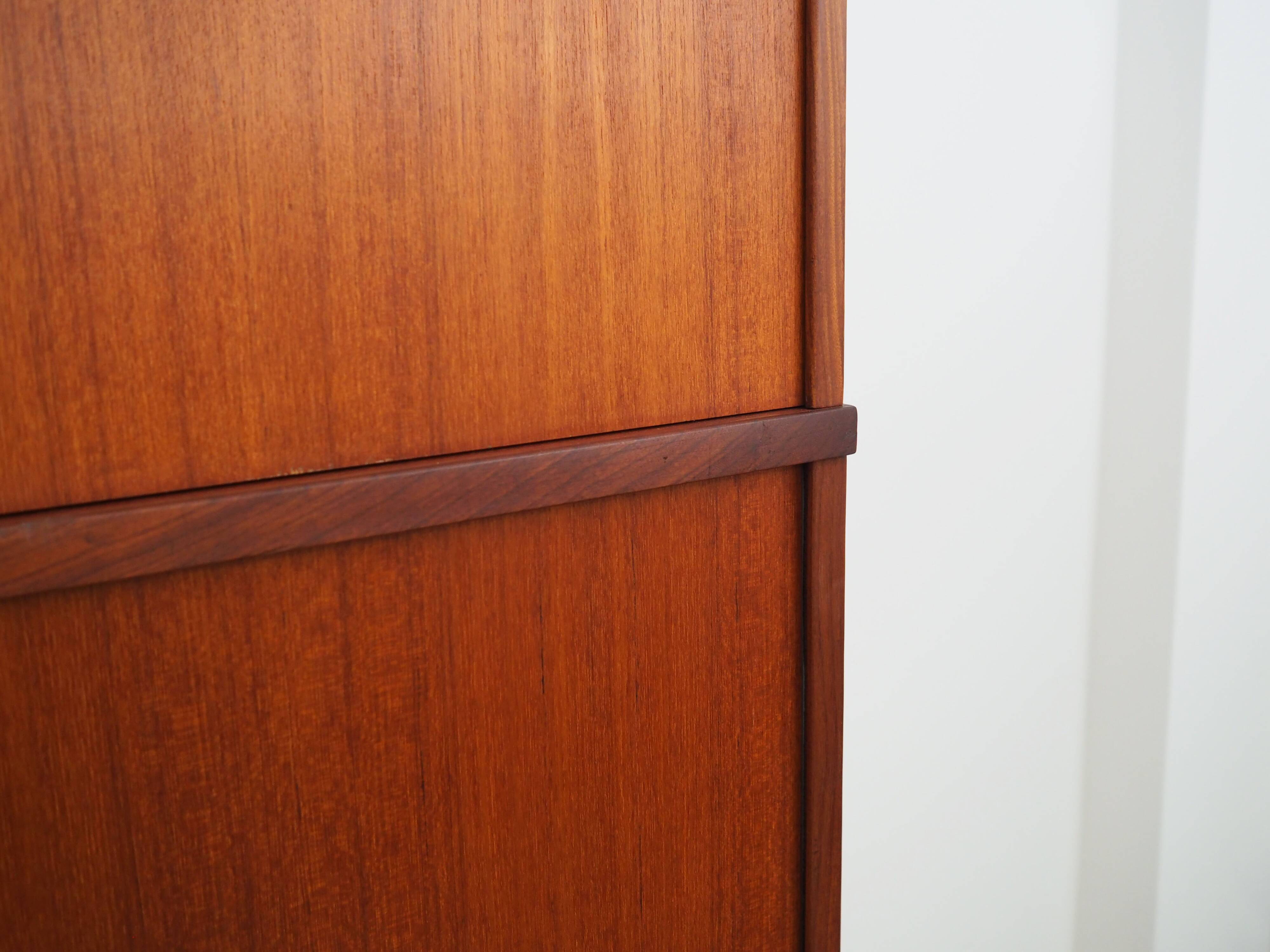 Teak cabinet, Danish design, 1960s, production: Denmark