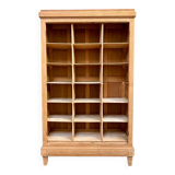 Grand meuble à casiers en chêne (rénové)