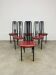 6 chairs by Giorgio Cattelan for Cidue Italy, postmodern, 1980s