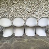 S chairs by Verner Panton for Herman Miller Fehlbaum Production, series of 4