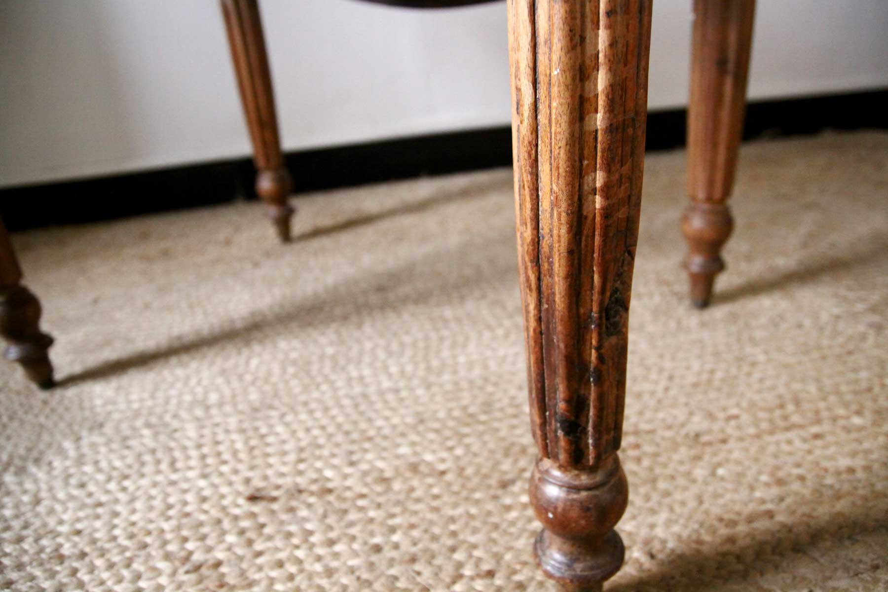 Wooden dining table