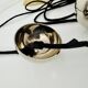 Adjustable Nickel Plated Pendant Lamp with Counterweight by Florian Schulz