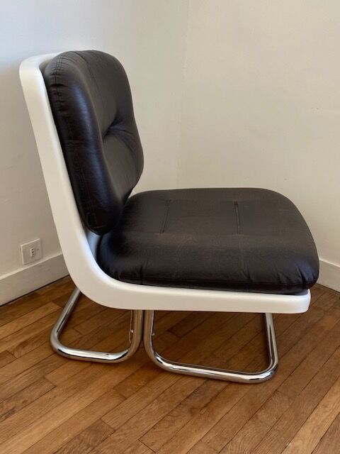 Chauffeuse Albert Jacob pour Grosfillex vintage 70