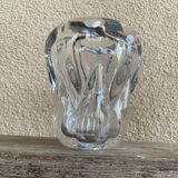 Val Saint Lambert: crystal vase stamped around 1960