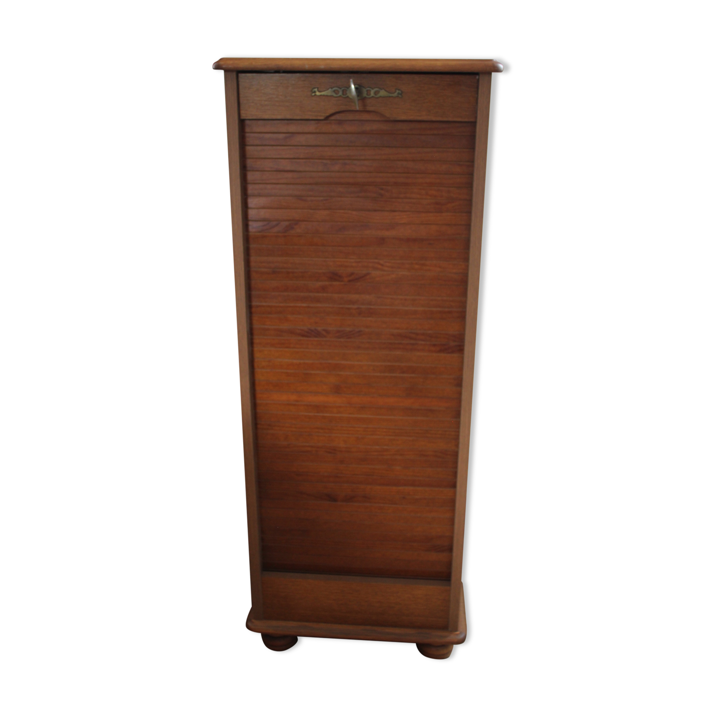 Old oak curtain binder cabinet