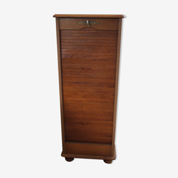 Old oak curtain binder cabinet