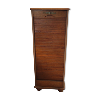Old oak curtain binder cabinet