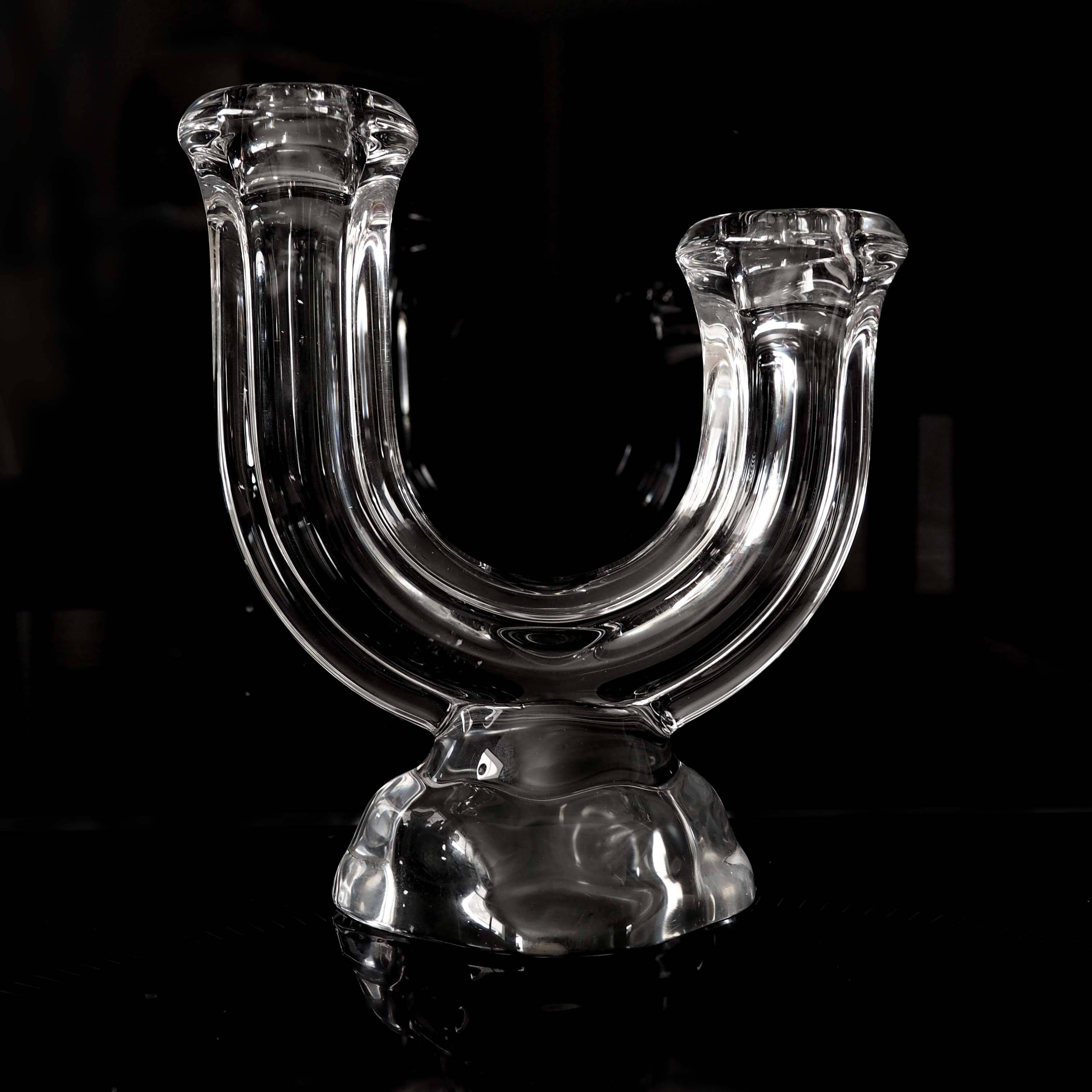 Vannes crystal candle holder