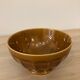 Yellow/brown ceramic bowl
