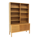 Scandinavian oak library, Alf Svensson, Sweden, 1960