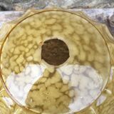 Yellow Clichy glass pendant lamp