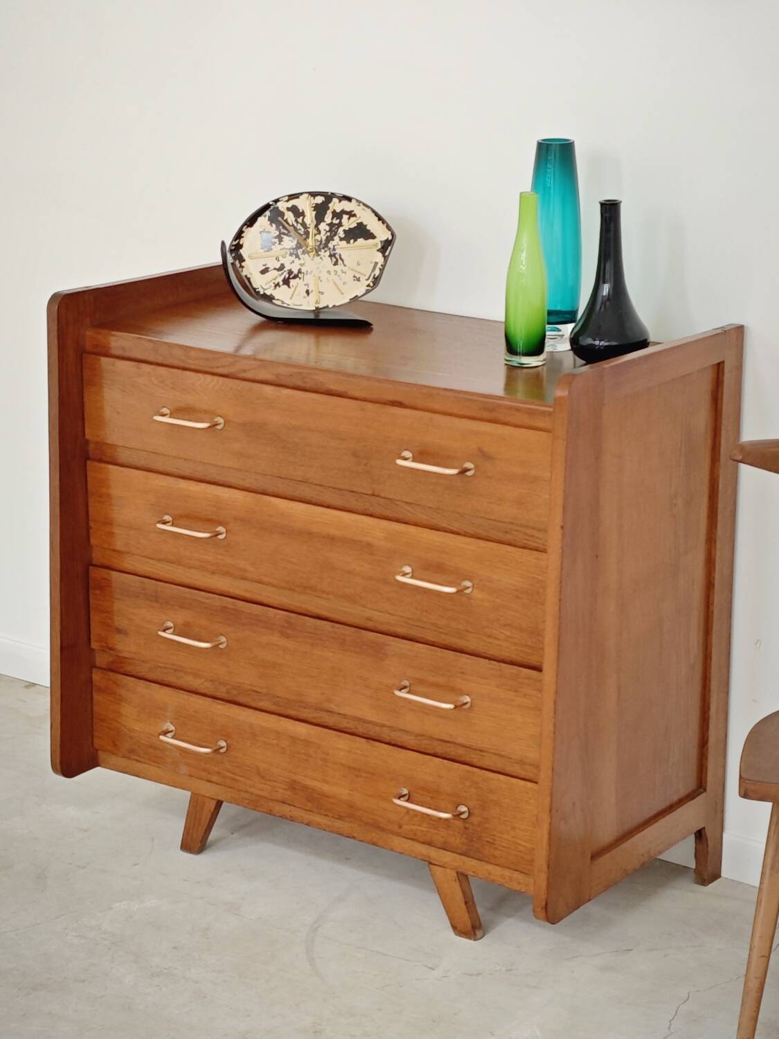 Commode vintage 4 tiroirs 1960