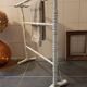 Wooden towel rack