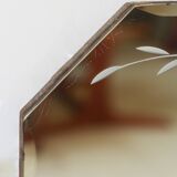 Patterned Beveled Mirror - Rectangular - 3.7