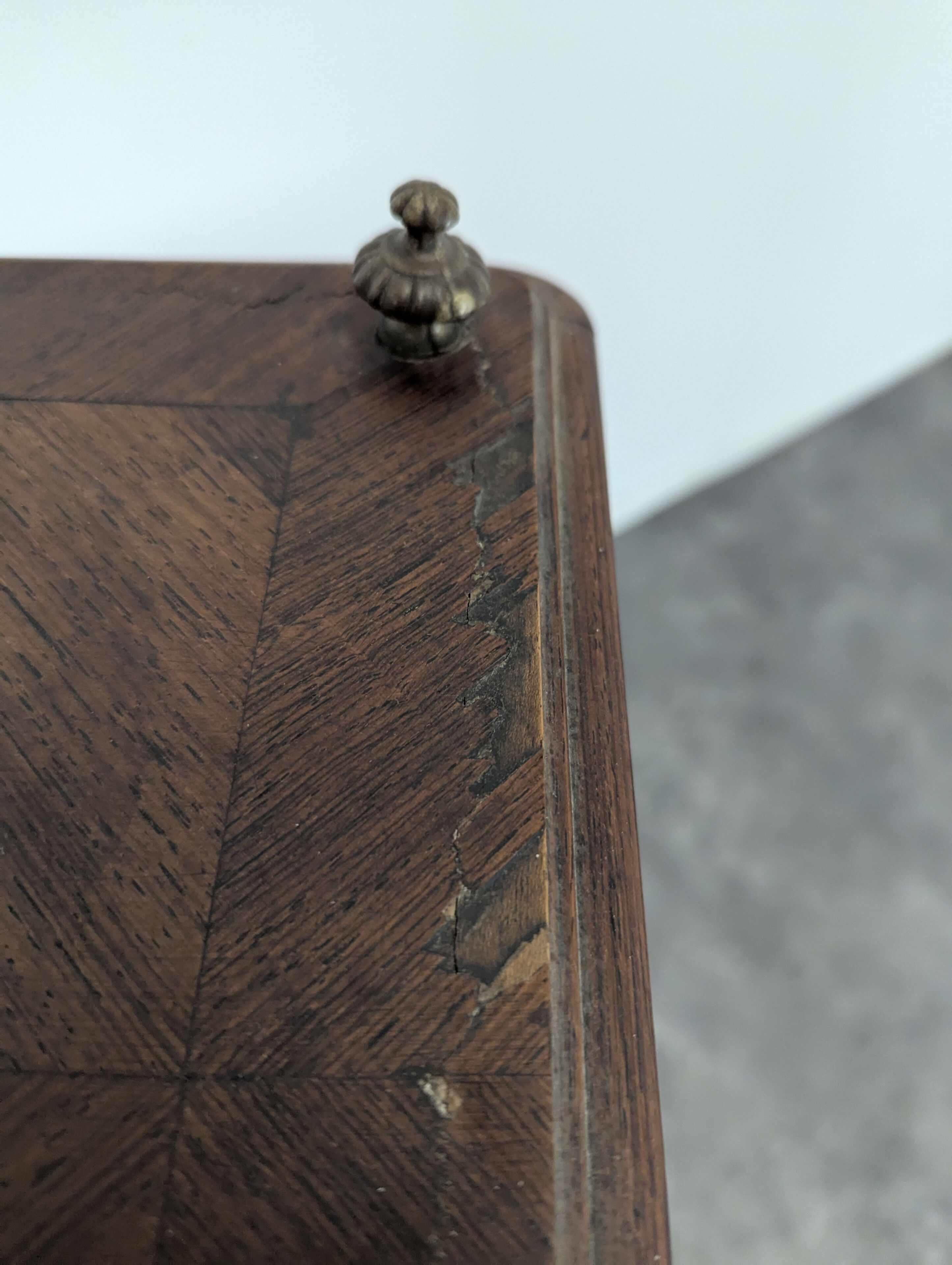 Rosewood music cabinet from the Napoleon III period