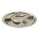 Large round compartmentalized dish in chrome-plated steel, Couzon, Design, 1970 - 35