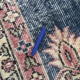 Navy Blue Vintage Runner Rug, 75x231Cm SK 6884