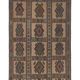 Vintage Turkish rug from Oushak, hand-woven 151x221 cm