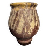 Small grease pot, foie gras pot, confit, in glazed terracotta