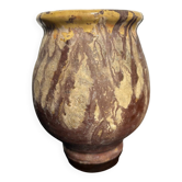 Small grease pot, foie gras pot, confit, in glazed terracotta