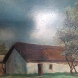 Tableau acrylique Paysager