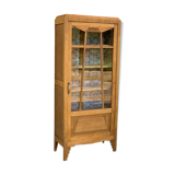 Parisian wardrobe glazed art deco 1920 raw wood
